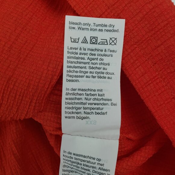 Madewell Texture & Thread XXS Red NWT Womens Blouse Top Spring Summer Fall - Picture 6 of 12